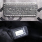 CHANEL CC Logo HandBag Black Leather #AH72