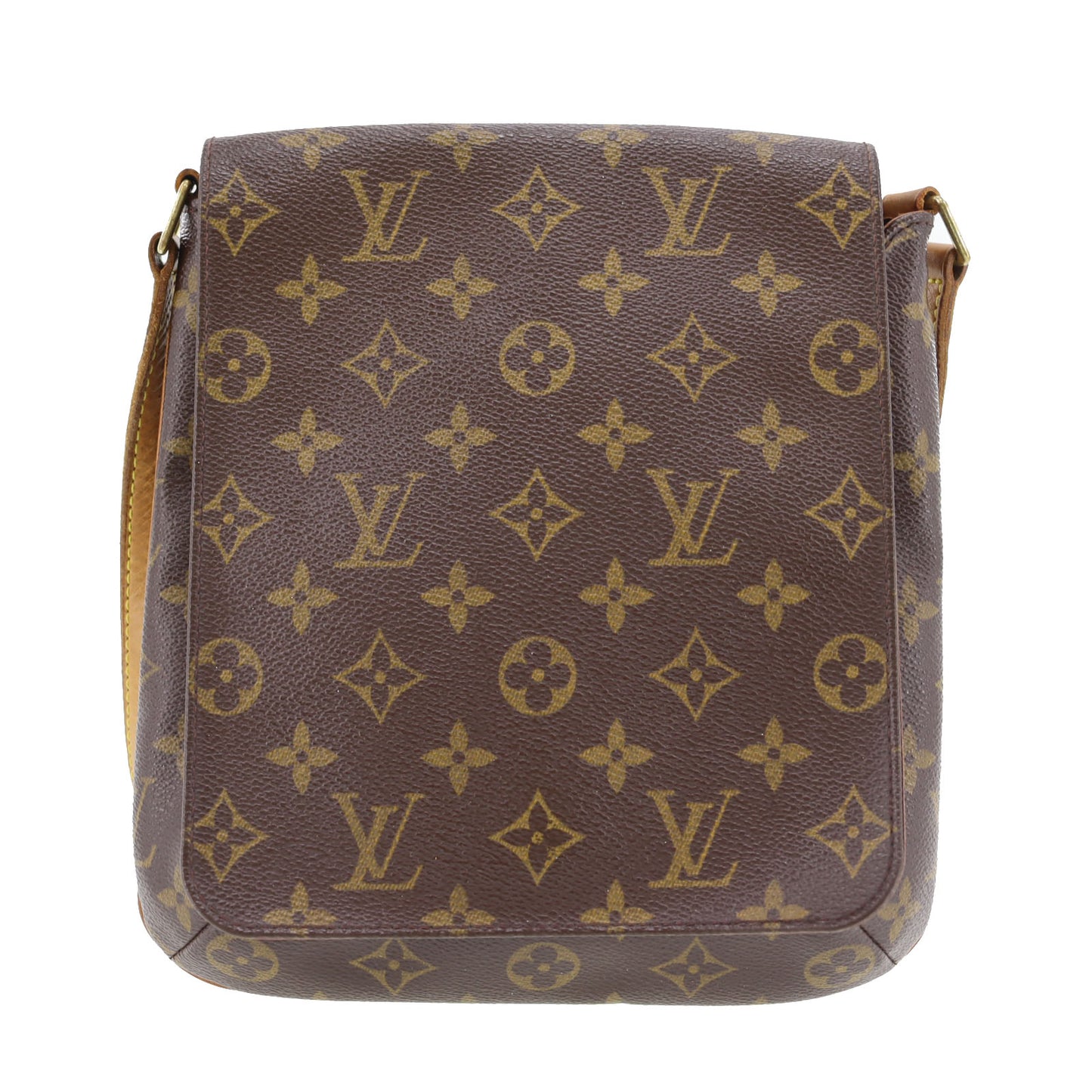LOUIS VUITTON Louis Vuitton Monogram Musette Salsa Long Brown M51387  Women's Canvas Shoulder Bag