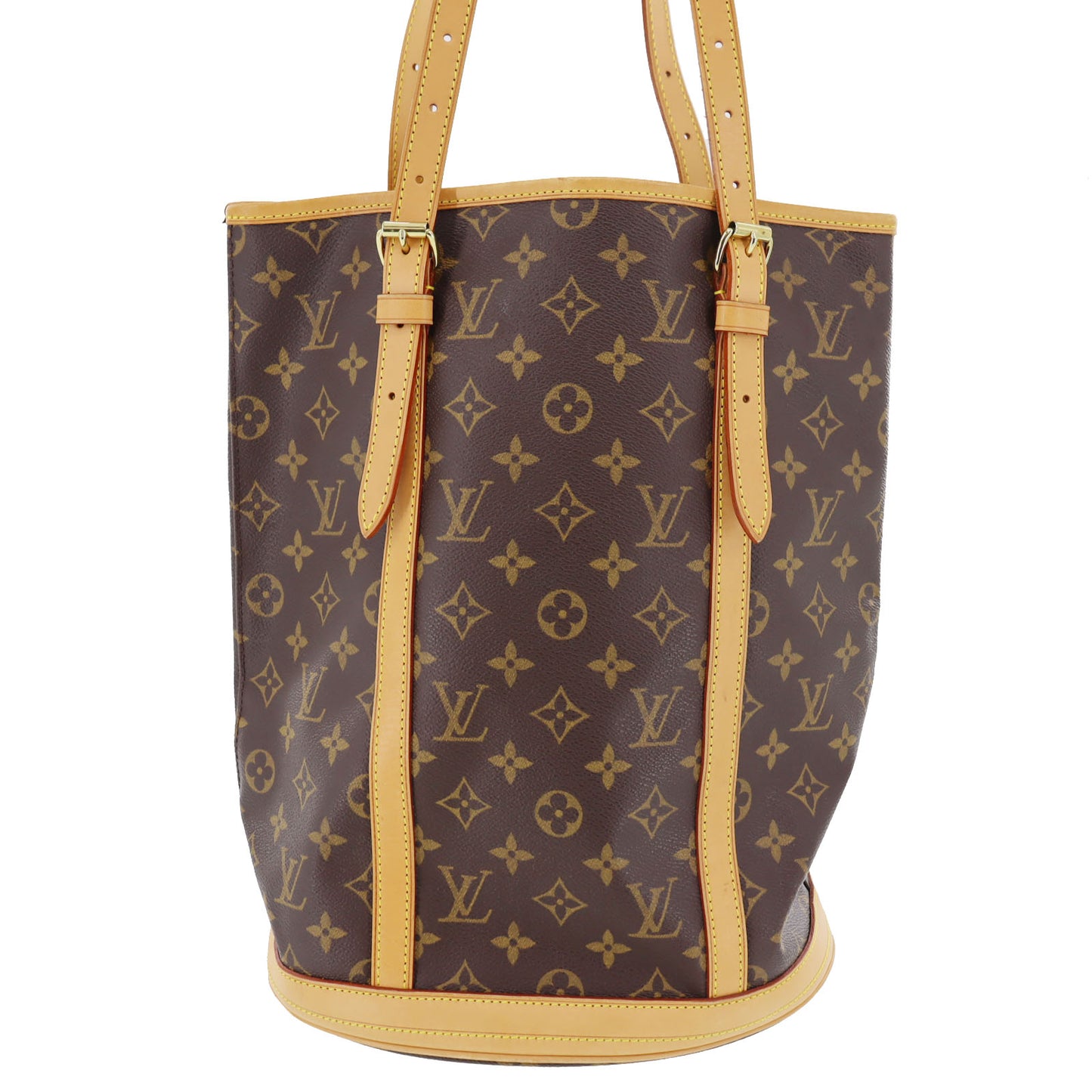 Used Louis Vuitton Bucket Brw/Pvc/Brw/Fl0071/M42236 Bag