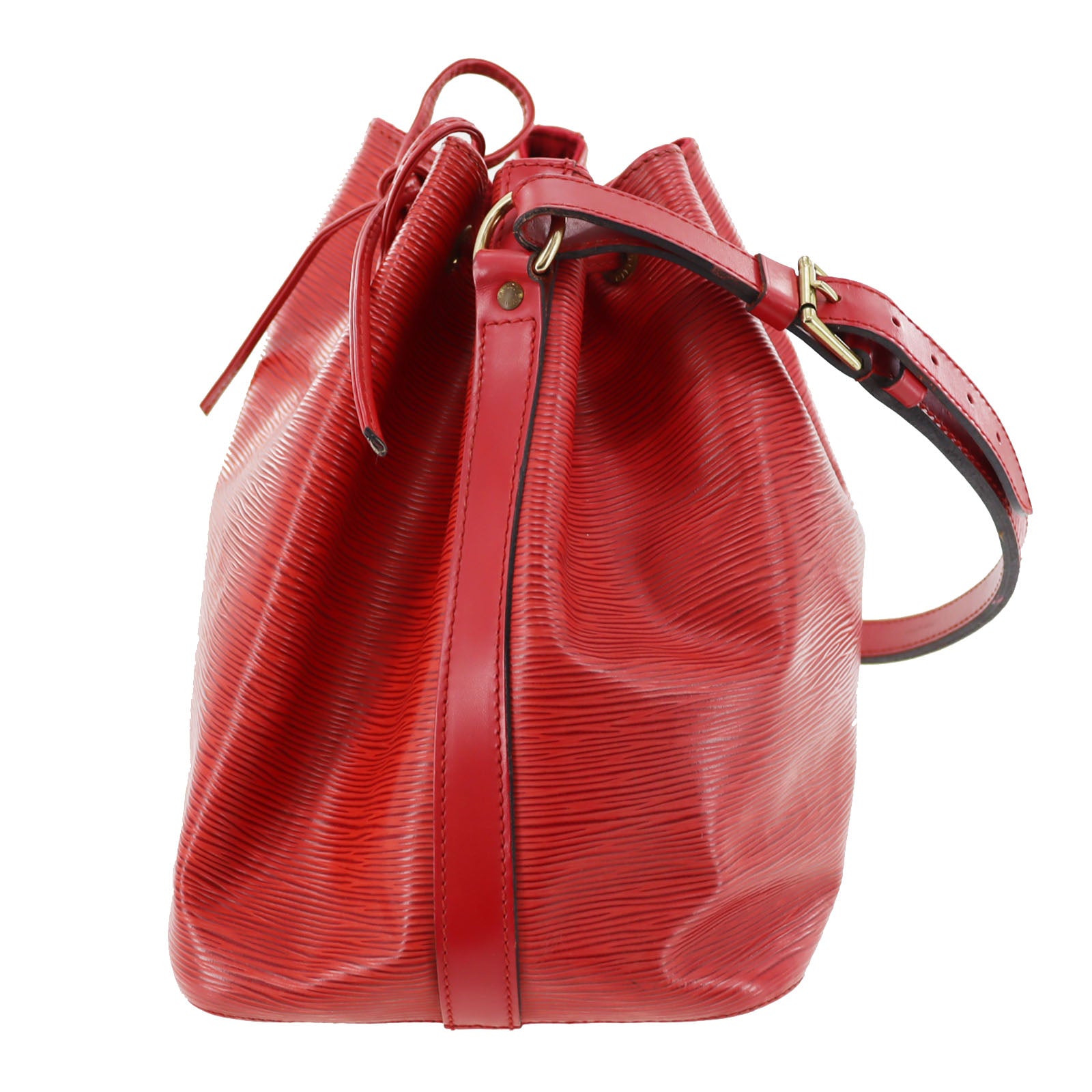 Louis Vuitton Vintage - Epi Petit Noe Bag - Red - Leather and Epi