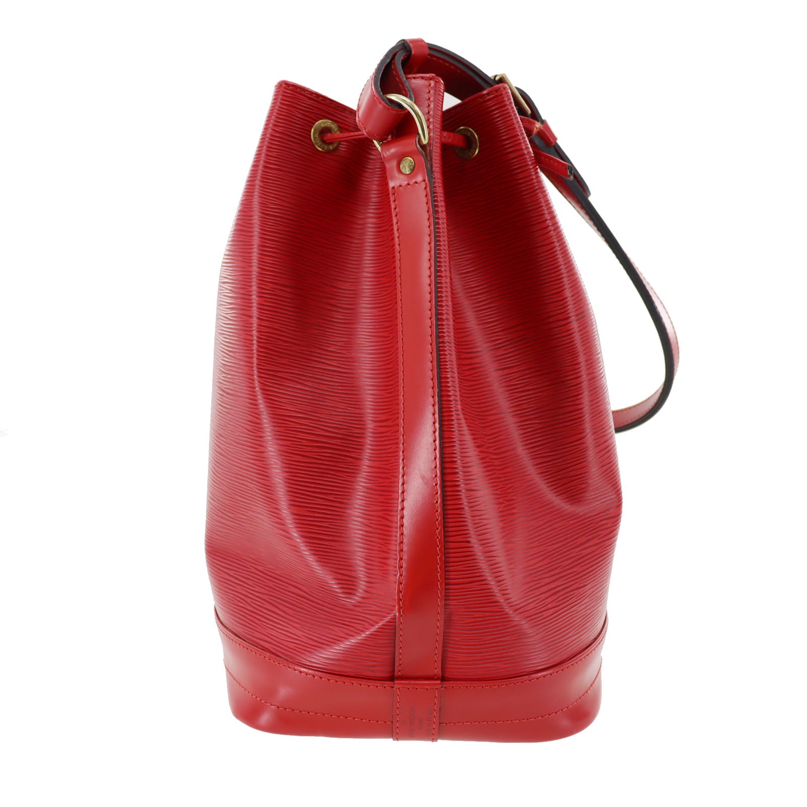 Louis vuitton bucket online bag red