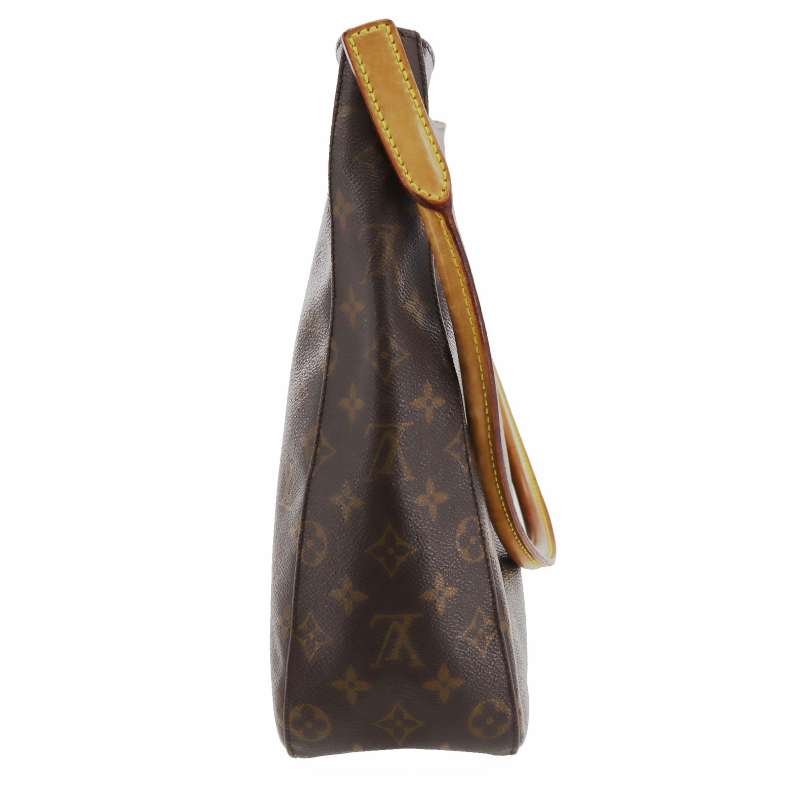 LOUIS VUITTON Looping GM Shoulder Bag Brown Monogram Canvas M51145