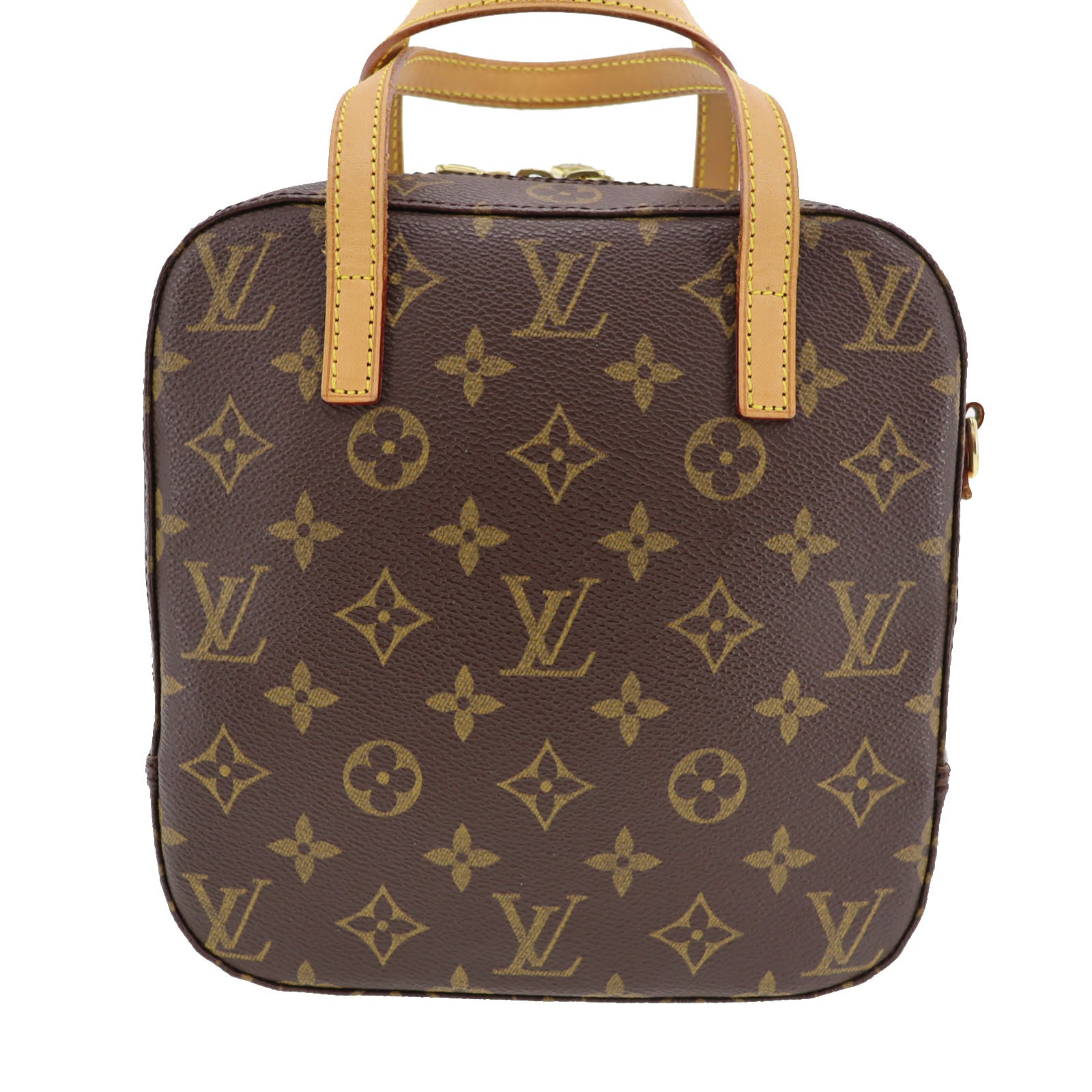 LOUIS VUITTON Handbag M47500 Spontini Monogram canvas Brown Women Used –