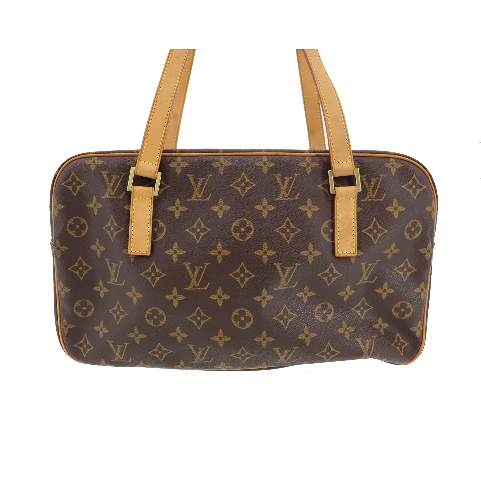 Shop for Louis Vuitton Monogram Canvas Leather Cite MM Shoulder