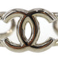 CHANEL CC Logos Bracelet Bangle Silver 97A #AG234