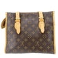 LOUIS VUITTON Popincourt Haut Tote Handbag Monogram Leather M40007 #AF75