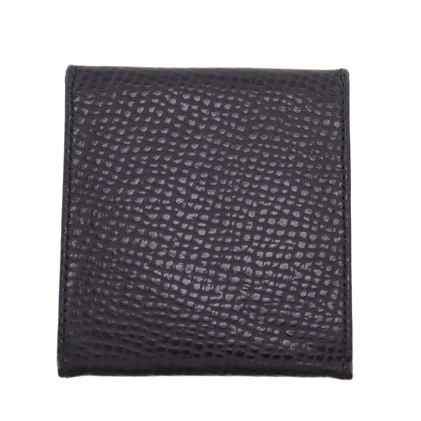 Christian Dior Logos Mini Coin Wallet Black Leather #AH116