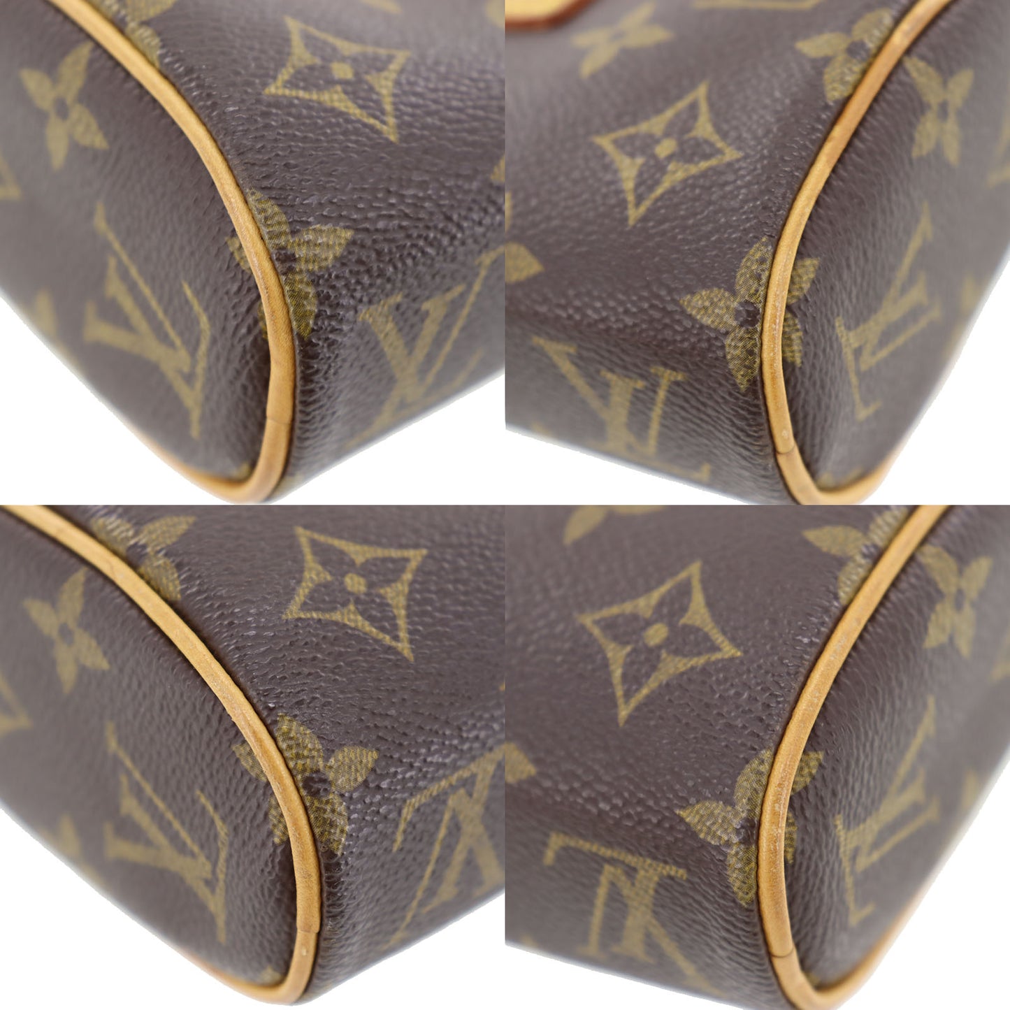 LOUIS VUITTON Sonatine Handbag Monogram Leather M51902 #AG737