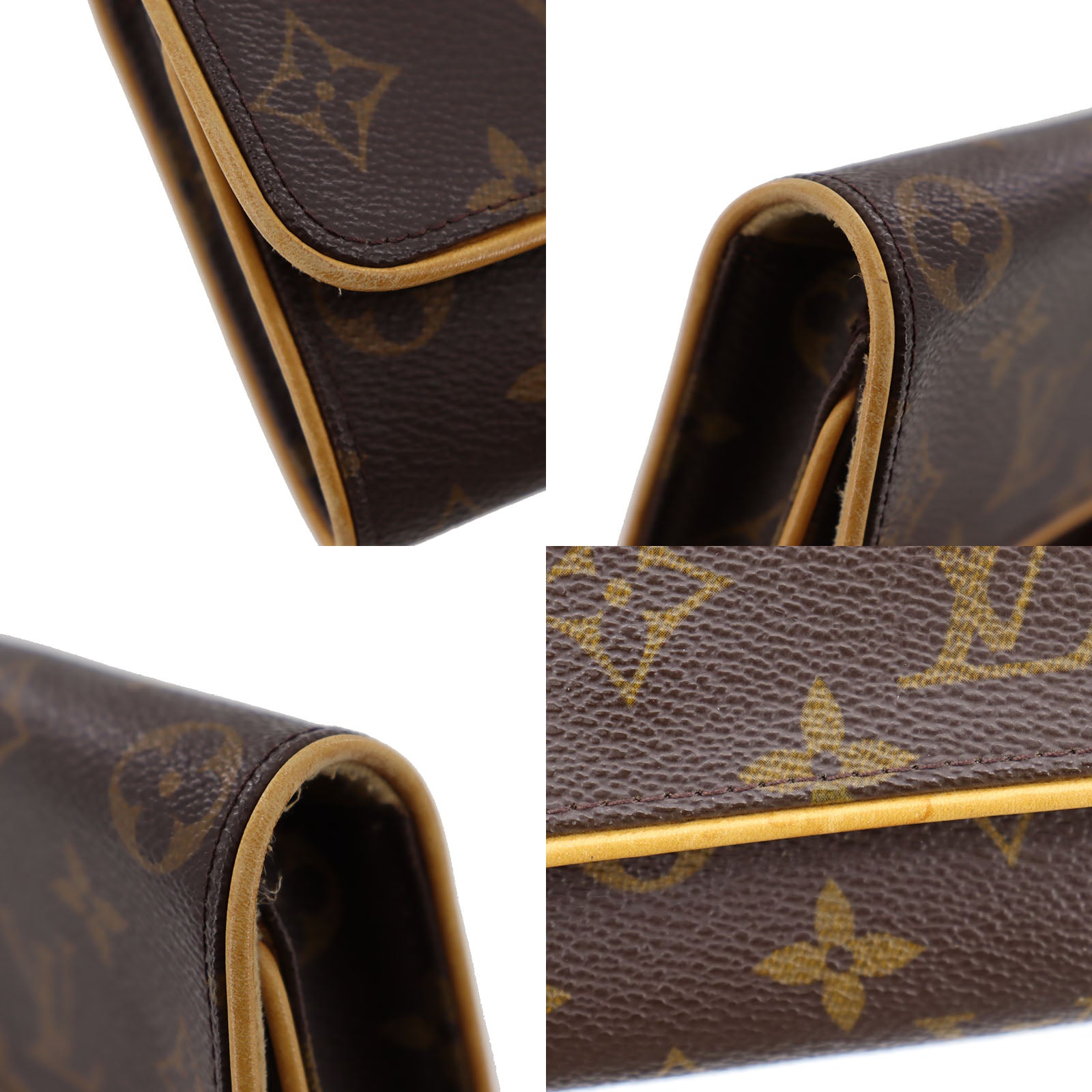 LOUIS VUITTON Pochette Twin PM Used Shoulder Bag Monogram M51854 Spain –  VINTAGE MODE JP