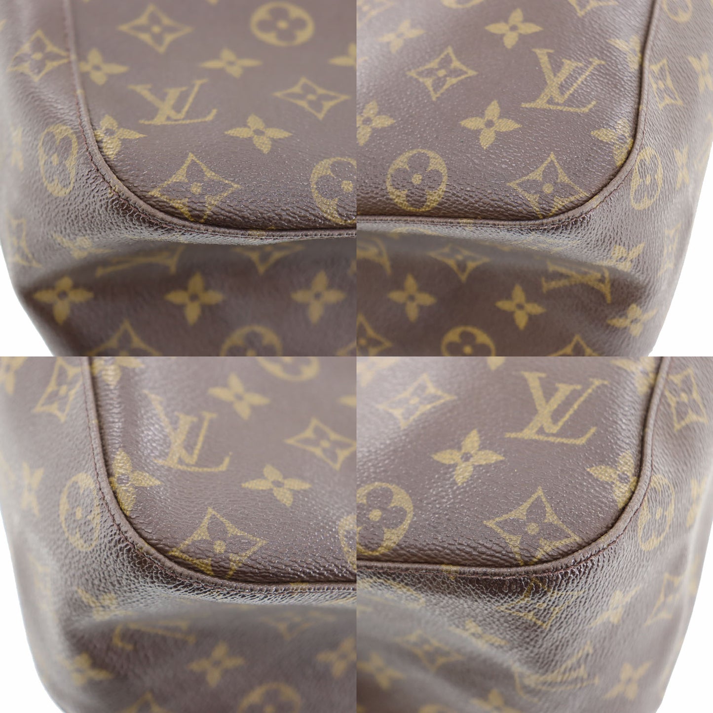 Louis Vuitton shoulder bag looping GM M51145 monogram canvas brown ladies LOUIS  VUITTON