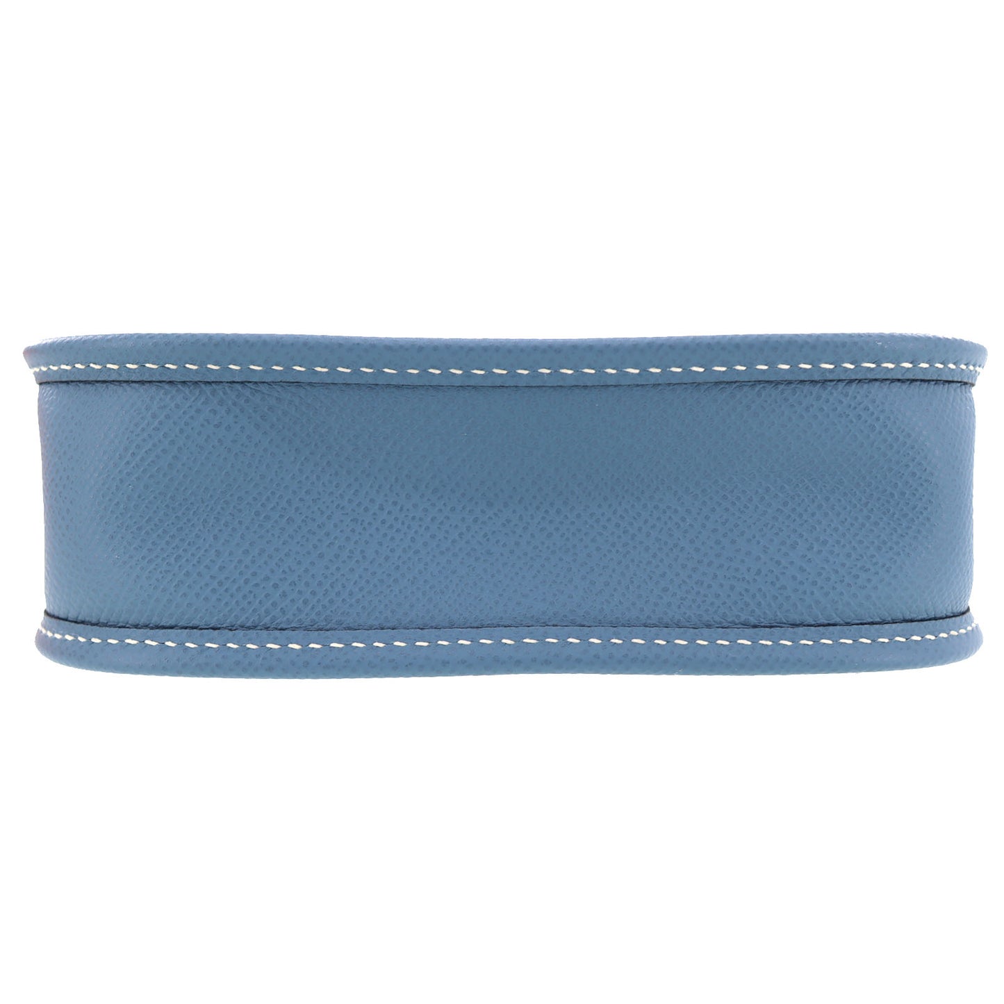 HERMES Evelyn TPM Shoulder Bag Epsom Leather Blue #BK562