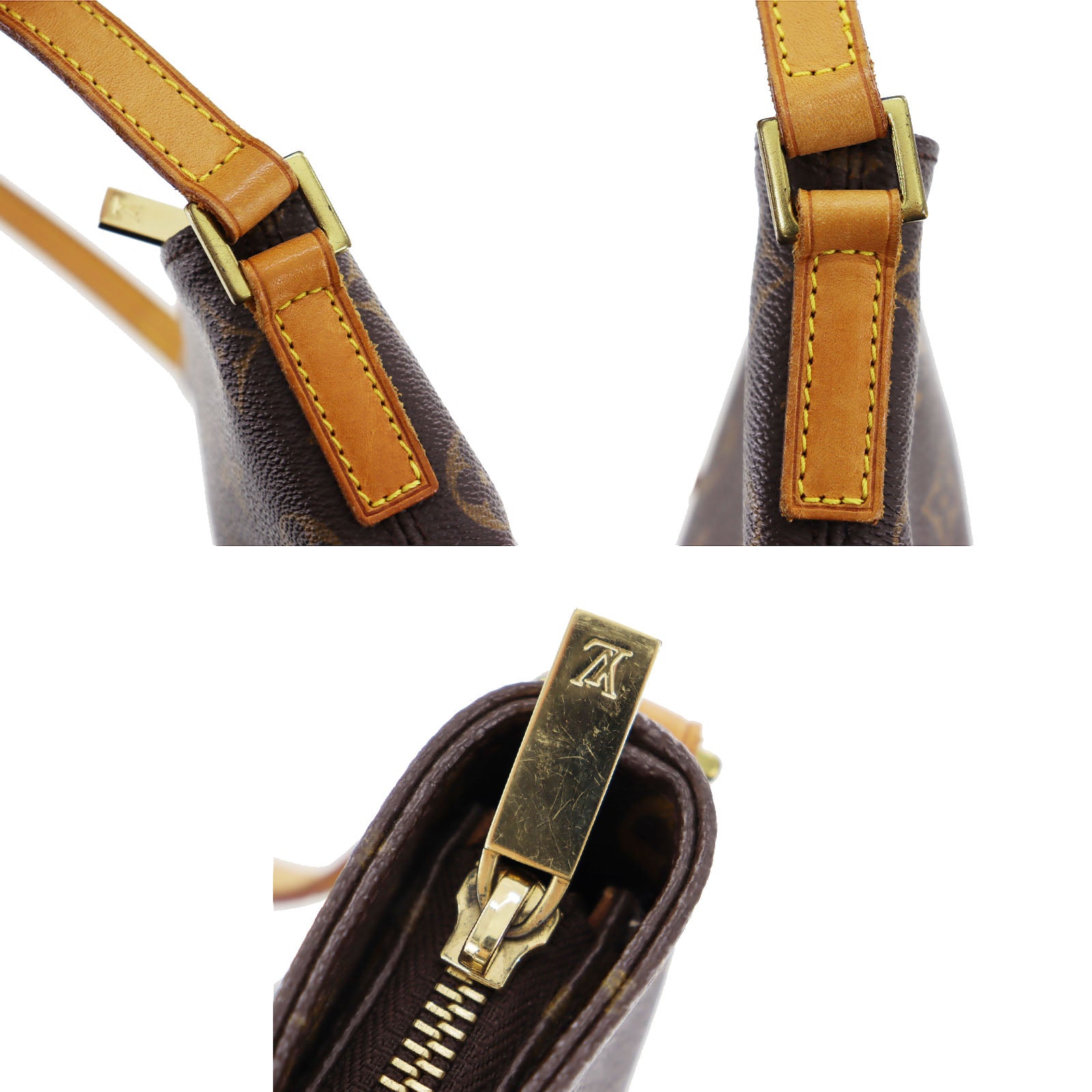 LOUIS VUITTON Pochette Trotter Shoulder Bag Monogram M51240 #BQ293 –  VINTAGE MODE JP