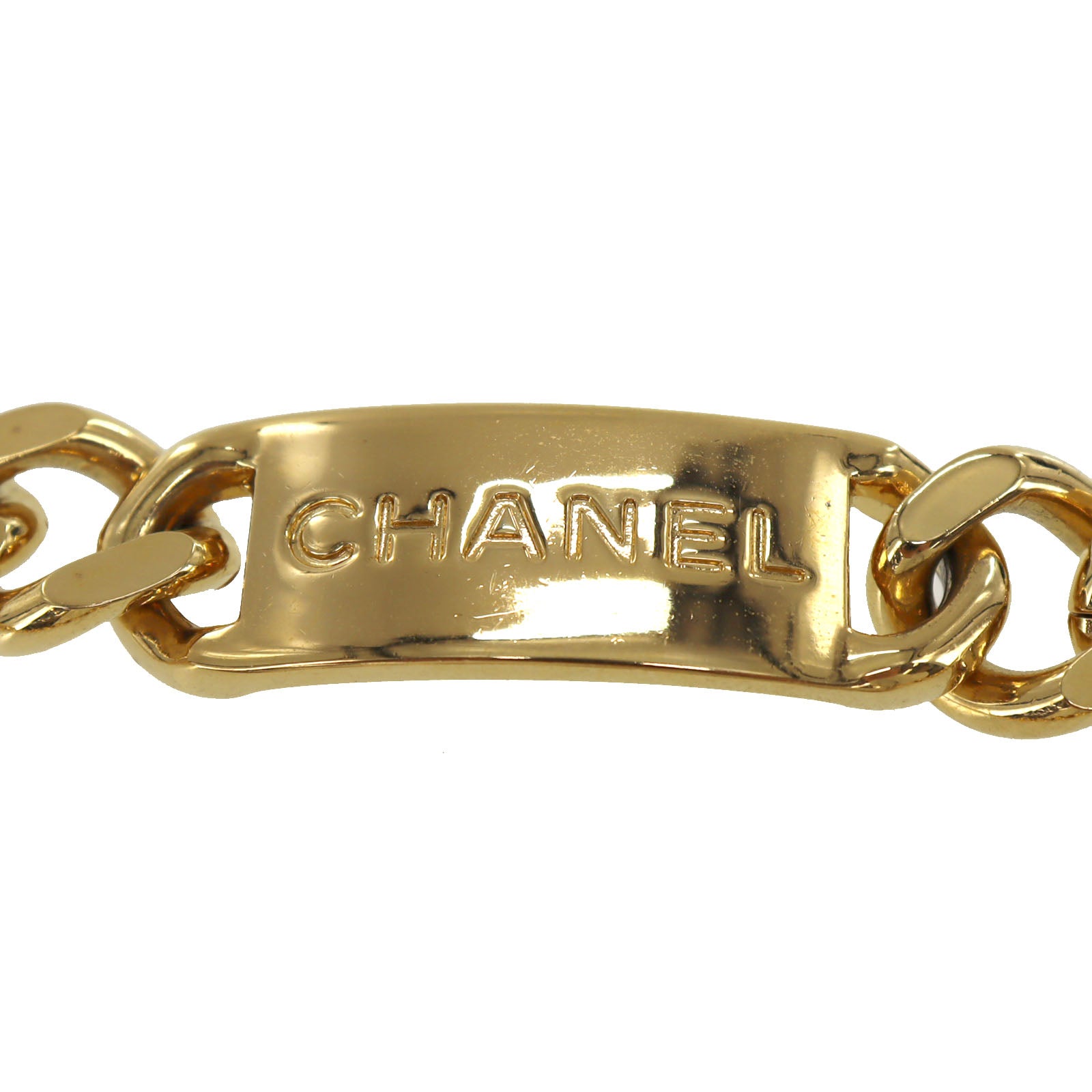 Sold at Auction: CHANEL RUE CAMBON Gold Tone Chain Belt, FRANCE