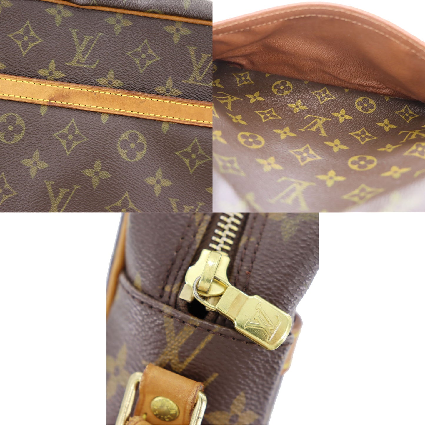 LOUIS VUITTON Trocadero 27 Shoulder Bag Monogram Leather Brown M51274  68YA913